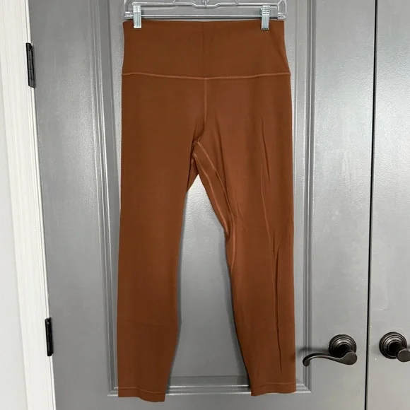 Lululemon Align Copper Brown Hi Rise Leggings Size 10 - Picture 2 of 6